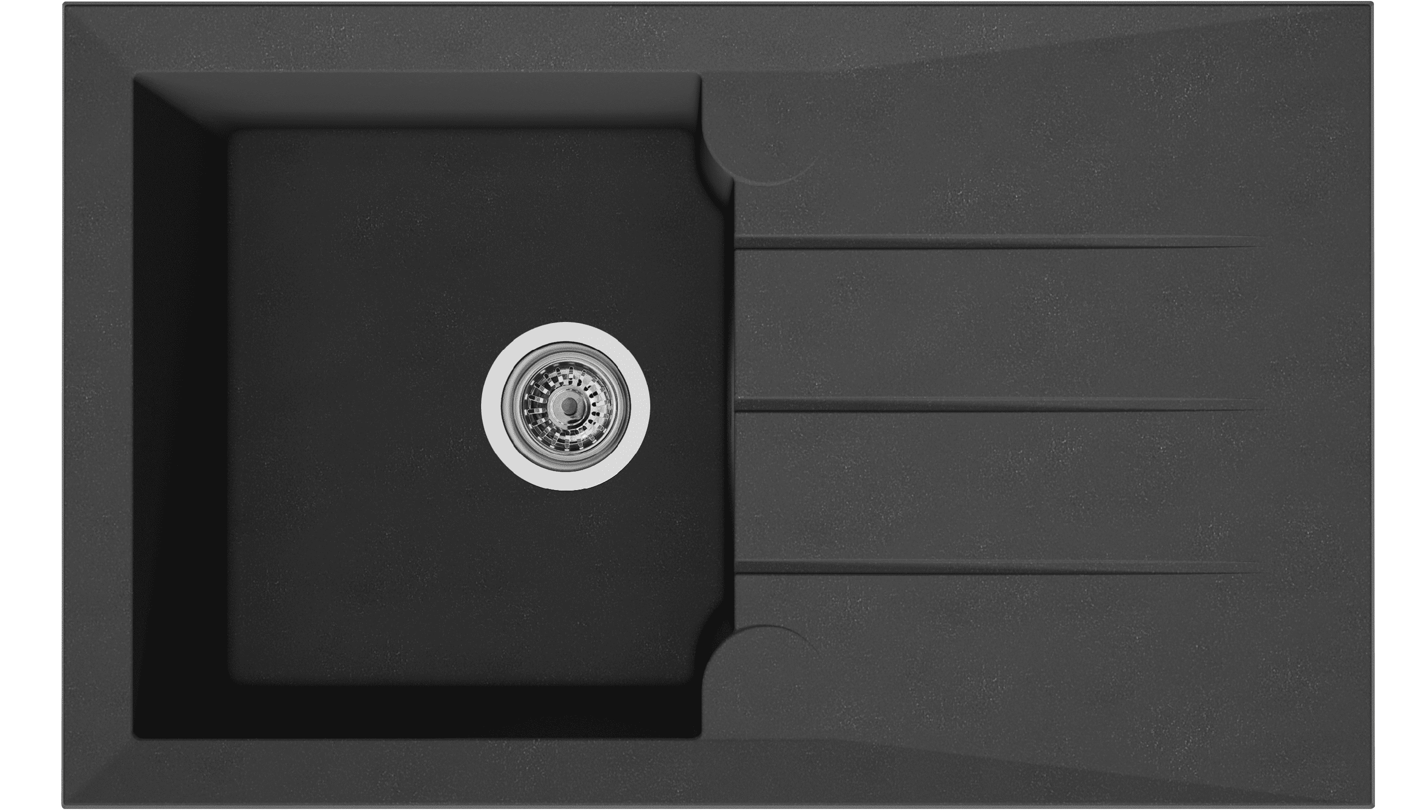 evier à encastrer alineo 810 gris titane